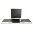 Universal Economy D-Ring Vinyl View Binder, 3 Rings, 4" Capacity, 11 x 8.5, Black - Janitorial Superstore