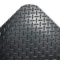 Crown Mats & Matting Industrial Deck Plate Anti-Fatigue Mat, Vinyl, 36 x 60, Black - Janitorial Superstore