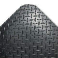 Crown Mats & Matting Industrial Deck Plate Anti-Fatigue Mat, Vinyl, 36 x 60, Black - Janitorial Superstore