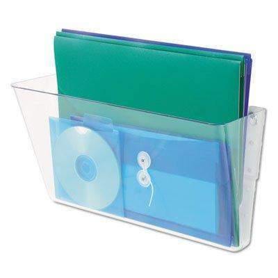 Universal Add-on Pocket for Wall File, Letter, Clear - Janitorial Superstore