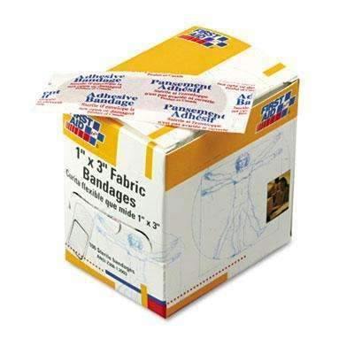 FIRST AID ONLY, INC. Fabric Bandages, 1" x 3", 100/Box - Janitorial Superstore
