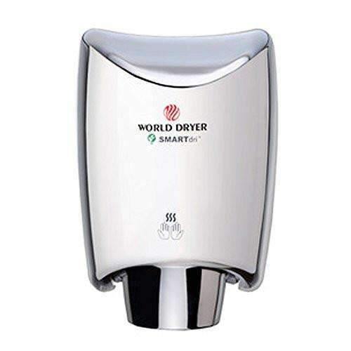 SmartDri Multi-Port Nozzle 110-120 Volt Hand Dryer in Polished Chrome - Janitorial Superstore