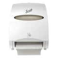 Scott 48858 Essential Electronic Towel Dispenser, Smoke, Purple Core - Janitorial Superstore