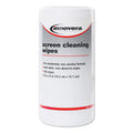 Innovera IVR51510 Antistatic Screen Cleaning Wipes in Pop-Up Tub, 120/Pack - Janitorial Superstore