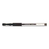 UNIVERSAL OFFICE PRODUCTS Comfort Grip Gel Stick Roller Ball Pen, 0.5 mm, Fine, Black Ink, 1 Dozen - Janitorial Superstore