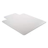 Cleated Chair Mat for Low and Medium Pile Carpet 36 x 48 Clear - Janitorial Superstore