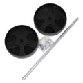 Replacement Fixed-Position Bayonet Casters 8