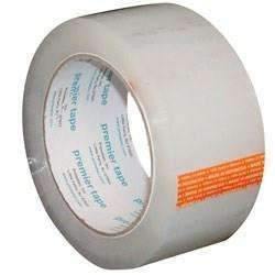 Primetac Premium Industrial Carton Sealing Tape Clear 2.1 Mil- 2" x 110 Yds - 6 Pack - Janitorial Superstore
