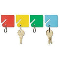 SteelMaster® Slotted Rack Key Tags, Plastic, 1 1/2 x 1 1/2, Assorted, 20/Pack - Janitorial Superstore