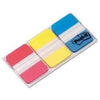 Post-it® Tabs File Tabs, 1 x 1 1/2, Assorted Primary Colors, 66/Pack - Janitorial Superstore