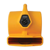 XPOWER P-130A Mini Air Mover, Floor Fan, Dryer, Utility Blower with Built-in Dual Outlets for Daisy Chain, 1/5 HP, 700 CFM, 3 Speeds (Free Shipping) - Janitorial Superstore