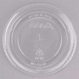 Dart Solo 695TS 12/14 oz. Clear PET Lid with Straw Slot - 1000/Case - Janitorial Superstore