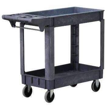 Utility Cart, Two-Shelf - Janitorial Superstore