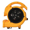 XPOWER P-130A Mini Air Mover, Floor Fan, Dryer, Utility Blower with Built-in Dual Outlets for Daisy Chain, 1/5 HP, 700 CFM, 3 Speeds (Free Shipping) - Janitorial Superstore