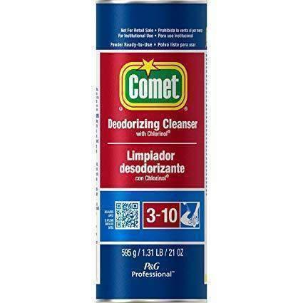 Comet 32987 Cleanser & Disinfectant Powder, 21 oz Can, 24 Case - Janitorial Superstore