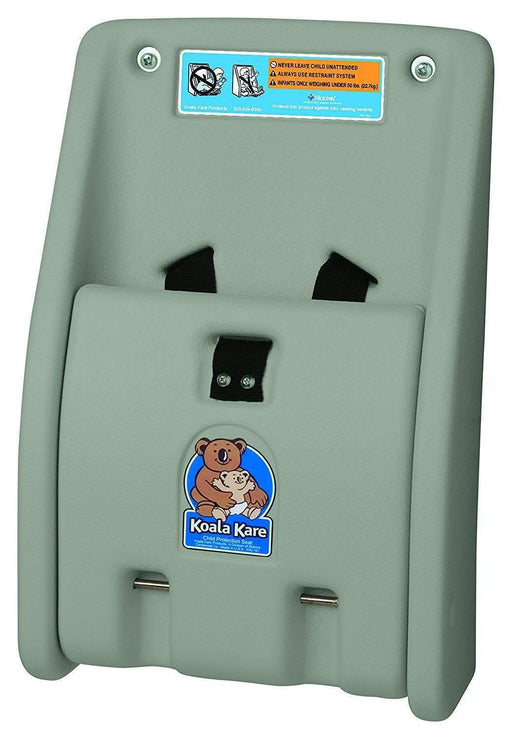 Koala Kare KB102-01 Wall Mounted Child Protection Seat, Gray - Janitorial Superstore