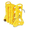 RCP9S1100YEL - Portable Mobile Safety Barrier - Janitorial Superstore