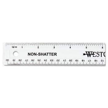 Westcott® 12" Shatterproof Ruler - Janitorial Superstore
