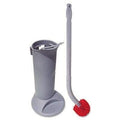 UNGER Ergo Toilet Bowl Brush Complete: Wand, Brush Holder & 2 Heads - Janitorial Superstore