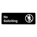 NO SOLICITING SIGN, 3″X9″ - Janitorial Superstore