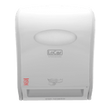 LoCor D68002 White Electronic Hard Wound Roll Towel Dispenser - Janitorial Superstore
