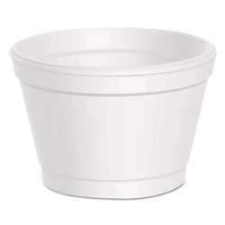 White Foam Food Container - 3.5 oz 1000 Containers / Case - Janitorial Superstore