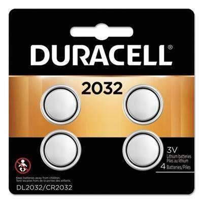 Duracell® Lithium Medical Battery, 3V, 2032, 4/Pk — Janitorial