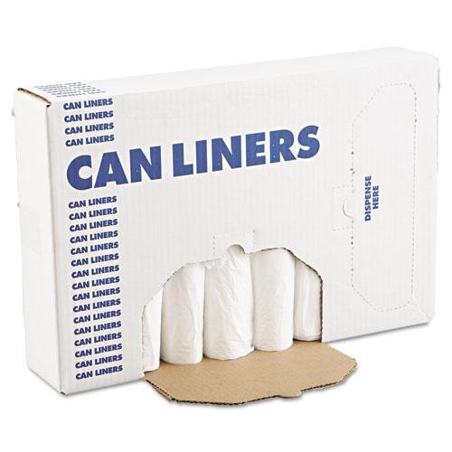 Boardwalk Low-density Waste Can Liners, 16 Gal, 0.4 Mil, 24" X 32", White, 500-carton - Janitorial Superstore