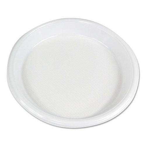 Boardwalk Hi-impact Plastic Dinnerware, Plate, 10" Diameter, White, 500-carton - Janitorial Superstore