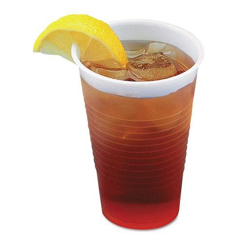 Boardwalk Translucent Plastic Cold Cups, 5 Oz, Polypropylene, 25 Cups-sleeve, 100 Sleeves-carton - Janitorial Superstore