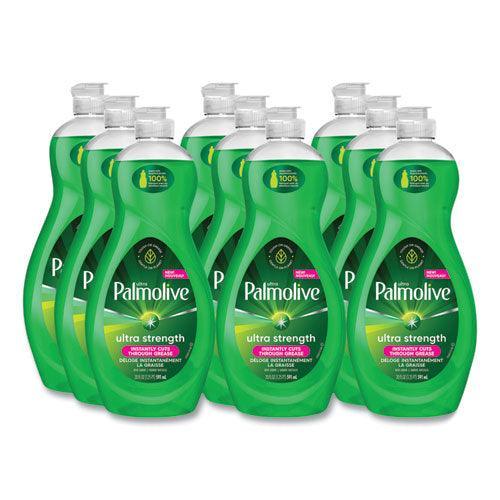 Palmolive Dishwashing Liquid, Ultra Strength, Original Scent, 20 Oz Bottle, 9-ctn - Janitorial Superstore