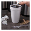 Foam Drink Cups, 16oz, White, 500cs - Janitorial Superstore