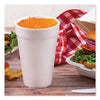 Foam Drink Cups, 16oz, White, 500cs - Janitorial Superstore
