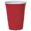Dart Solo Plastic Party Cold Cups, 16oz, Red, 50/Pack - Janitorial Superstore