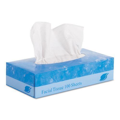 Gen Facial Tissue, 2-ply, White, Flat Box, 100 Sheets-box, 30 Boxes-carton (GEN6501) - Janitorial Superstore