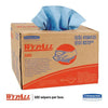 Wypall X80 Cloths, Brag Box, Hydroknit, Blue, 11.1 X 16.8, 160 Wipers-carton - Janitorial Superstore