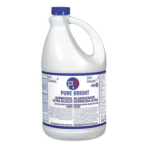 Pure Bright 6% Germicidal Ultra Bleach, 128 oz, 3 /1-Gallon Case (Concentrated) - Janitorial Superstore