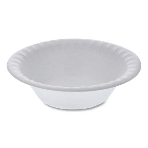 Pactiv Unlaminated Foam Dinnerware, Bowl, 6" Diameter, 12 Oz, White, 1,000-carton - Janitorial Superstore