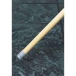 1" X 60" Wood Wet Mop Handle, Female Thread, Bolt Fitting Style - Janitorial Superstore