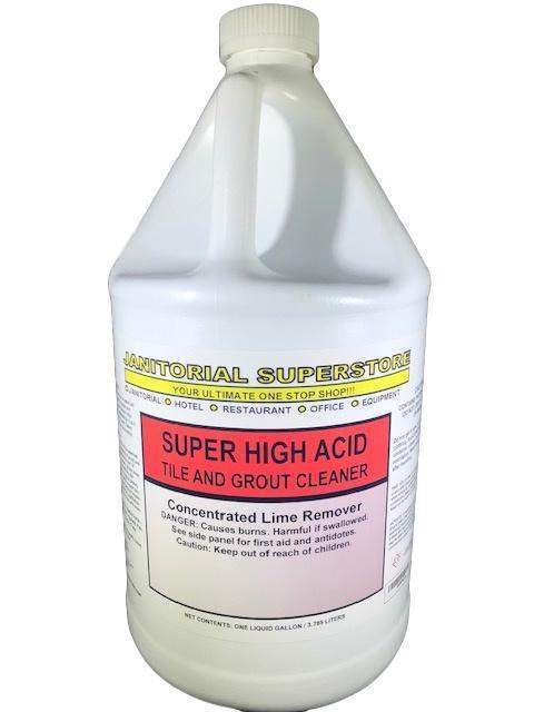 JSS Super High Acid Tile & Grout Cleaner, High Acid Based (Concentrated) - Janitorial Superstore