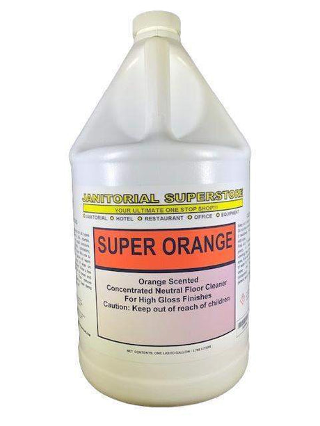 Super Orange Neutral Floor Cleaner, Orange Scented (Concentrated) - Janitorial Superstore