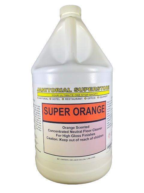 Super Orange Neutral Floor Cleaner, Orange Scented (Concentrated) - Janitorial Superstore