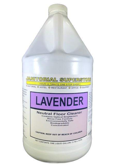 JSS Super Lavender Neutral Floor Cleaner, Lavender Scented (Concentrated) - Janitorial Superstore