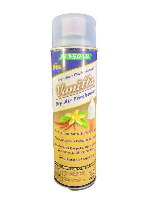 Zynsonic Vanilla Dry Air Freshener Handheld Spray Can, Odor Eliminator - Janitorial Superstore