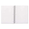 Mead Spiral Bound Notebook, Perforated, Legal Rule, 10 1/2 x 7 1/2, White, 70 Sheets - Janitorial Superstore