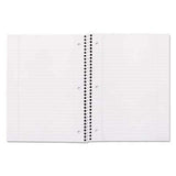 Mead Spiral Bound Notebook, Perforated, Legal Rule, 10 1/2 x 7 1/2, White, 70 Sheets - Janitorial Superstore