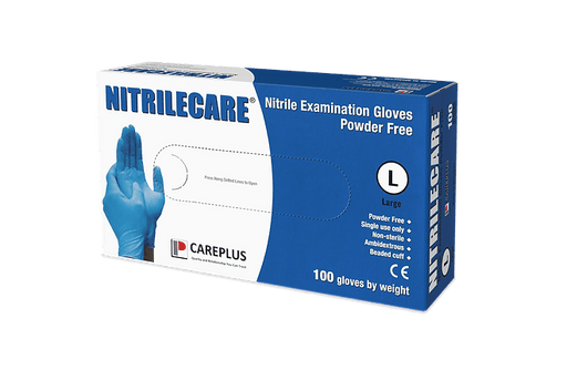 Powder-Free Nitrile 4 Mil Gloves, 100 Pack - Janitorial Superstore