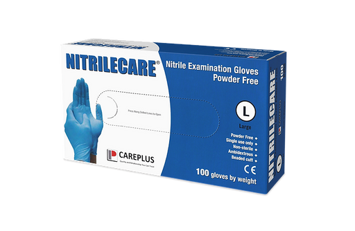 Powder-Free Nitrile 4 Mil Gloves, 100 Pack - Janitorial Superstore