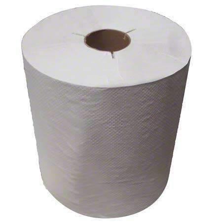 Ultra Hardwound Paper Towel 3 Notch White 6 Rolls of 800 Feet, Fits Tork Dispensers - Janitorial Superstore