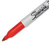 Sharpie® Fine Point Permanent Marker, Red, Dozen - Janitorial Superstore